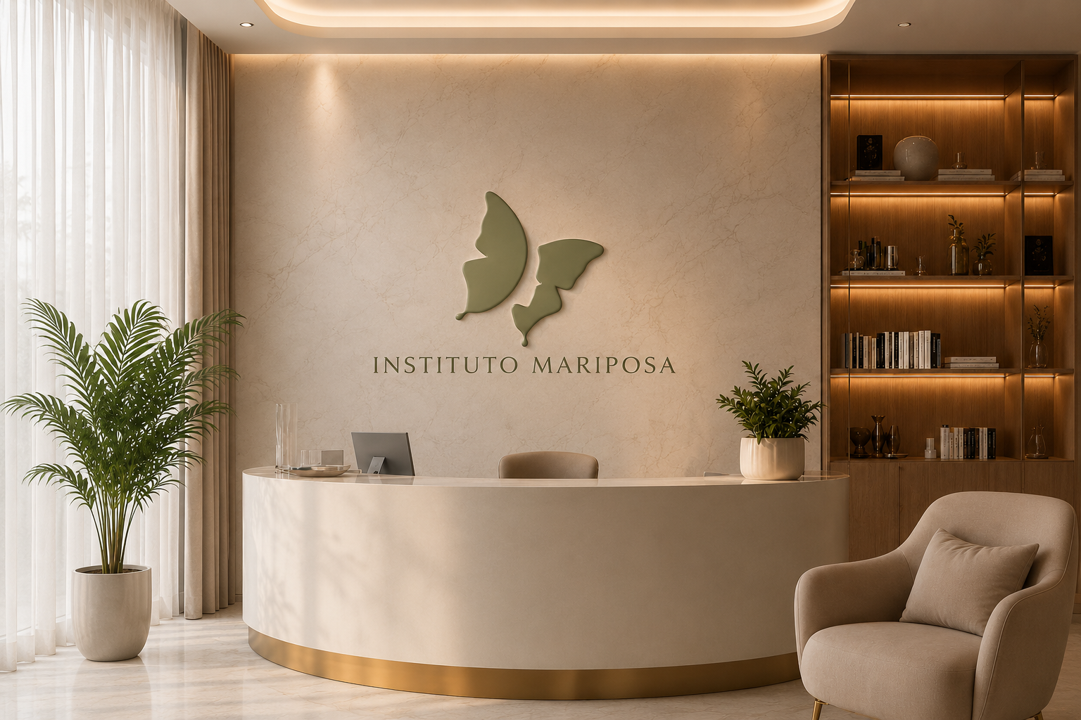 Recepção do Instituto Mariposa